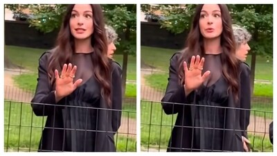 During filming for The Devil Wears Prada 2, Anne Hathaway asked photographers to behave respectfully due to children on set. During filming for The Devil Wears Prada 2, Anne Hathaway asked photographers to behave respectfully due to children on set.