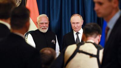 Russian President Vladimir Putin and Indian Prime Minister Narendra Modi attend a meeting on the sidelines of the Shanghai Cooperation Organisation (SCO) summit in Tianjin, China, September 1 (via REUTERS) Russian President Vladimir Putin and Indian Prime Minister Narendra Modi attend a meeting on the sidelines of the Shanghai Cooperation Organisation (SCO) summit in Tianjin, China, September 1 (via REUTERS)