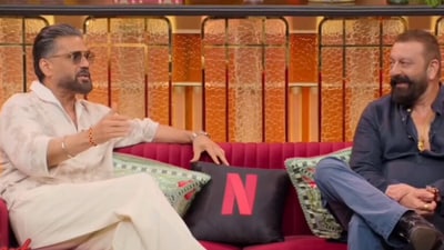 Suniel Shetty and Sanjay Dutt's The Great Indian Kapil Show.
