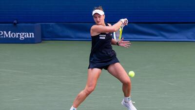 Taylor Townsend was handed a 1-6, 7-6 (13), 6-3 loss by Barbora Krejcikova at the US Open on Monday. (Reuters) Taylor Townsend was handed a 1-6, 7-6 (13), 6-3 loss by Barbora Krejcikova at the US Open on Monday. (Reuters)