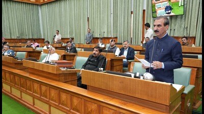 The Himachal Pradesh assembly on Monday passed the Himachal Pradesh Prohibition of Change of Public Utilities Bill, 2025, aimed at safeguarding public utilities from encroachment and unauthorised alterations. (HT Photo) The Himachal Pradesh assembly on Monday passed the Himachal Pradesh Prohibition of Change of Public Utilities Bill, 2025, aimed at safeguarding public utilities from encroachment and unauthorised alterations. (HT Photo)
