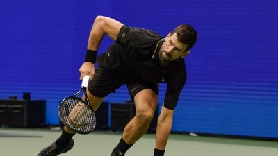 Novak Djokovic cruises to the US Open quarter-finals. (AP) Novak Djokovic cruises to the US Open quarter-finals. (AP)