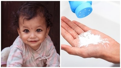 Kajal or talcum powder can prove to be harmful to a baby's skin. (Shutterstock) Kajal or talcum powder can prove to be harmful to a baby's skin. (Shutterstock)