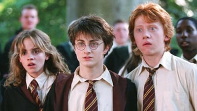 Emma Watson, Daniel Radcliffe and Rupert Grint in Harry Potter Emma Watson, Daniel Radcliffe and Rupert Grint in Harry Potter