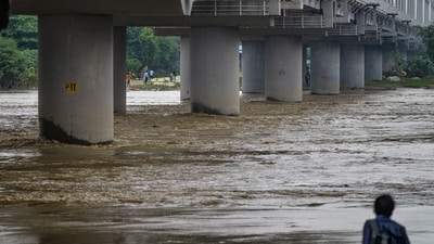 Delhi CM Rekha Gupta on Monday assured that the national capital is not in danger amid the rising level of the Yamuna river. (PTI) Delhi CM Rekha Gupta on Monday assured that the national capital is not in danger amid the rising level of the Yamuna river. (PTI)