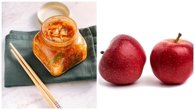 Kimchi and apples are some of the foods that can help heal your gut after taking antibiotics. Kimchi and apples are some of the foods that can help heal your gut after taking antibiotics.