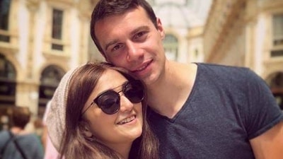 Monali Thakur and Maik Richter (Facebook)