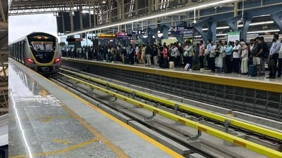 The Yellow Line, a 19.143-km elevated corridor connecting RV Road in Jayanagar to Bommasandra via Electronic City. (X/@WF_Watcher) The Yellow Line, a 19.143-km elevated corridor connecting RV Road in Jayanagar to Bommasandra via Electronic City. (X/@WF_Watcher)