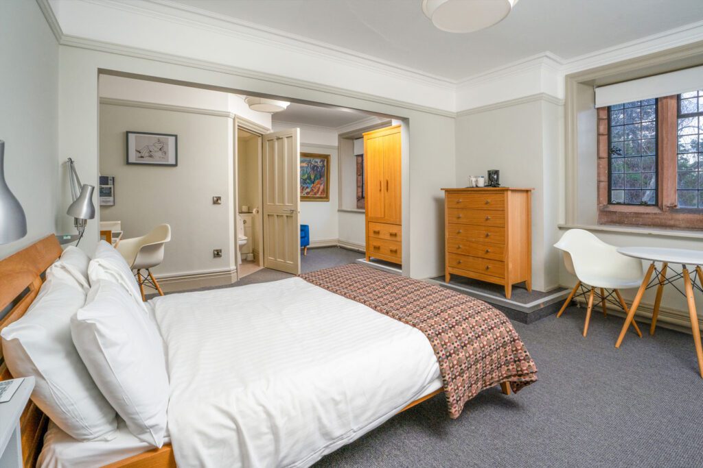 Each of the 26 boutique bedrooms is thoughtfully curated to encourage quiet reflection and creativity. (Courtesy Visit Wales) Each of the 26 boutique bedrooms is thoughtfully curated to encourage quiet reflection and creativity. (Courtesy Visit Wales)