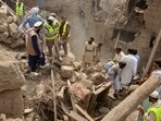 Civil defense workers, locals, and army soldiers clear rubble of a collapsed house after a powerful 6.0-magnitude earthquake struck eastern Afghanistan on Sunday. Civil defense workers, locals, and army soldiers clear rubble of a collapsed house after a powerful 6.0-magnitude earthquake struck eastern Afghanistan on Sunday.