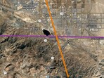 Fire near Lake Palmdale, California. Fire near Lake Palmdale, California.