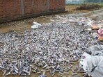 More firecrackers were seized from Behta near Lucknow on Monday (Deepak Gupta/HT) More firecrackers were seized from Behta near Lucknow on Monday (Deepak Gupta/HT)