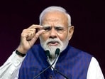 Prime Minister Narendra Modi addresses the gathering at the inauguration of the fourth edition of the 'Semicon India', in New Delhi on Tuesday. (DD Grab) Prime Minister Narendra Modi addresses the gathering at the inauguration of the fourth edition of the 'Semicon India', in New Delhi on Tuesday. (DD Grab)