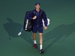 Jannik Sinner arrives for his men's singles round of 16 tennis match against Kazakhstan's Alexander Bublik on day nine of the US Open Jannik Sinner arrives for his men's singles round of 16 tennis match against Kazakhstan's Alexander Bublik on day nine of the US Open