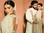 Tara Sutaria proves why champagne sarees are the ultimate festive fashion pick