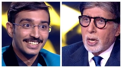 Indore contestant Aditya Joshi charms Amitabh Bachchan on KBC 17 with astrology skills, predicting a bright future for the actor.