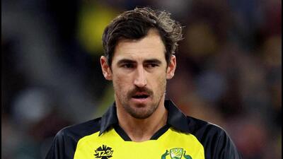 Australian fast bowler Mitchell Starc announced his retirement from T20I cricket on September 2, 2025, saying he wanted to focus on his Test and ODI career. (AFP) Australian fast bowler Mitchell Starc announced his retirement from T20I cricket on September 2, 2025, saying he wanted to focus on his Test and ODI career. (AFP)