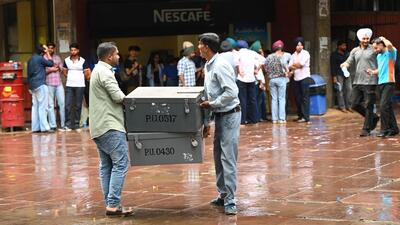 Ballot boxes being readied at Panjab University, Chandigarh, on Tuesday. (Keshav Singh/ht) Ballot boxes being readied at Panjab University, Chandigarh, on Tuesday. (Keshav Singh/ht)