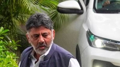 Karnataka deputy chief minister DK Shivakumar. (PTI)