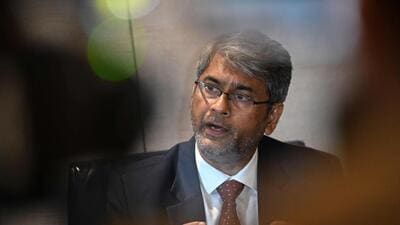 File image of President of the All India Football Federation (AIFF), Kalyan Chaubey. (AFP) File image of President of the All India Football Federation (AIFF), Kalyan Chaubey. (AFP)