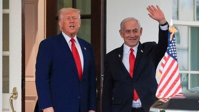 US President Donald Trump said that there was a time when one couldn't "speak badly (about Israel), if you wanted to be a politician". (Reuters)