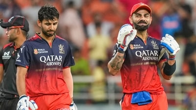 Jitesh Sharma chooses to keep respectful distance from Virat Kohli (PTI) Jitesh Sharma chooses to keep respectful distance from Virat Kohli (PTI)