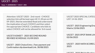 KCET Round 2 Revised Counselling Dates 2025: Candidates are required to make payment of fee by September 3, 2025. Check other important dates here. KCET Round 2 Revised Counselling Dates 2025: Candidates are required to make payment of fee by September 3, 2025. Check other important dates here.