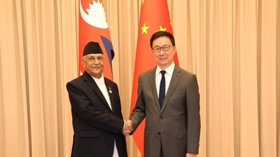 Nepal PM KP Sharma Oli is currently on a five-day visit to China at the invitation of President Xi Jinping to attend the Shanghai Cooperation Organisation Summit. (X/@kpsharmaoli) Nepal PM KP Sharma Oli is currently on a five-day visit to China at the invitation of President Xi Jinping to attend the Shanghai Cooperation Organisation Summit. (X/@kpsharmaoli)