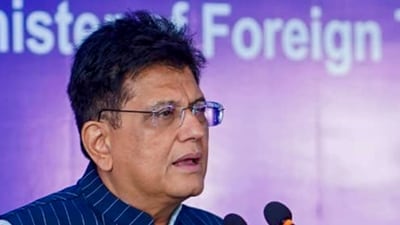 Union commerce and industry minister Piyush Goyal addresses a gathering of industry leaders. (@PiyushGoyal) Union commerce and industry minister Piyush Goyal addresses a gathering of industry leaders. (@PiyushGoyal)