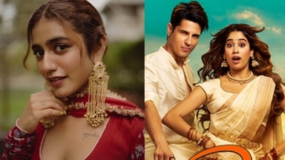 Priya Varrier was spotted as a background extra in Sidharth Malhotra and Janhvi Kapoor's Param Sundari. Priya Varrier was spotted as a background extra in Sidharth Malhotra and Janhvi Kapoor's Param Sundari.