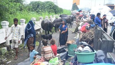 Residents said that while evacuation was something they had endured before, the process was no less painful. (Sonu Mehta/HT Photo) Residents said that while evacuation was something they had endured before, the process was no less painful. (Sonu Mehta/HT Photo)