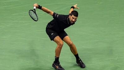 Novak Djokovic of Serbia earlier defeated Jan-Lennard Struff of Germany in the fourth round of the men’s singles at the US Open (IMAGN IMAGES via Reuters Connect)