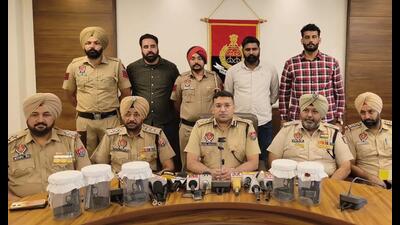 The accused in police custody on Tuesday. (HT) The accused in police custody on Tuesday. (HT)
