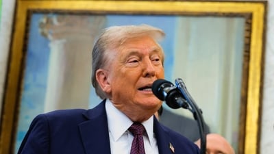 President Trump made a major announcement on Tuesday (REUTERS)