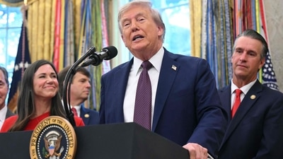 US President Donald Trump speaks in the Oval Office of the White House in Washington, DC, on September 2, 2025. Trump announced that US Space Command will move its headquarters from Colorado to Alabama. (Photo by SAUL LOEB / AFP) (AFP) US President Donald Trump speaks in the Oval Office of the White House in Washington, DC, on September 2, 2025. Trump announced that US Space Command will move its headquarters from Colorado to Alabama. (Photo by SAUL LOEB / AFP) (AFP)
