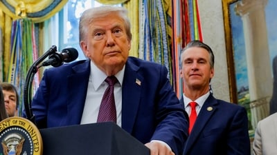 "We're going to be going to the Supreme Court, we think tomorrow, because we need an early decision," Trump told reporters on Tuesday. (REUTERS)
