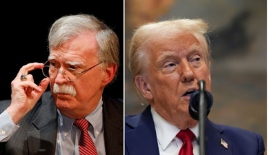 John Bolton (left) says Trump’s “disastrous” tariffs undid decades of Western efforts on India. (REUTERS/ AP ) John Bolton (left) says Trump’s “disastrous” tariffs undid decades of Western efforts on India. (REUTERS/ AP )