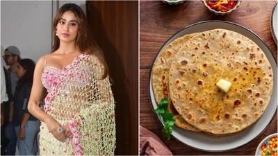 Enjoy nutritious paneer parathas with Janhvi Kapoor's simple recipe. Enjoy nutritious paneer parathas with Janhvi Kapoor's simple recipe.