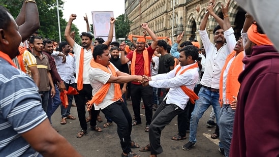 The announcement triggered celebrations among his supporters while bringing relief to Mumbaikars.( Raju Shinde/HT Photo)