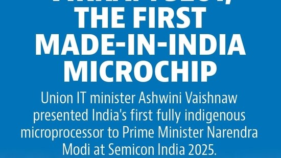 Vikram 3201, the first Made-in-India microchip | Hindustan Times