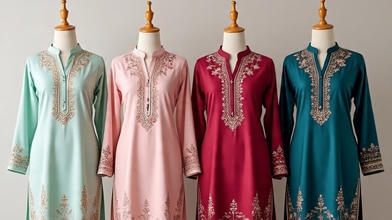 Rayon kurta sets for women: Top 7 stylish sets for you to stay comfy and look elegant (AI Generated)