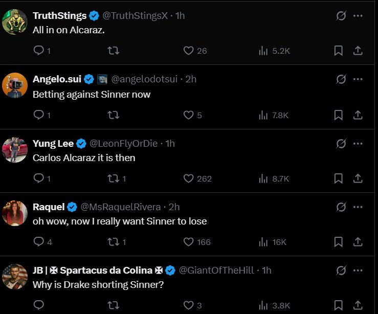 Fans reacted to Drake's post (Instagram) Fans reacted to Drake's post (Instagram)