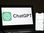 An illustration photograph taken on February 20, 2025 shows ChatGPT app and website are displayed on a phone and laptop screens. An illustration photograph taken on February 20, 2025 shows ChatGPT app and website are displayed on a phone and laptop screens.