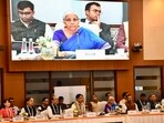 Union Finance Minister chairs the first day of the 58th GST Council meeting in New Delhi on Wednesday, 3 September.