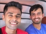 Suryakumar Yadav with Jitesh Sharma Suryakumar Yadav with Jitesh Sharma