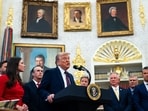 US President Donald Trump also said that India produced a lot of goods and sent them into the US, resulting in those products not being made in America. US President Donald Trump also said that India produced a lot of goods and sent them into the US, resulting in those products not being made in America.