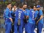 Afghanistan players celebrate