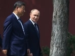 Chinese President Xi Jinping and Russian President Vladimir Putin in Beijing, China September 2, 2025.
