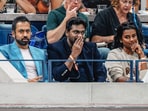 Simone Ashley spotted courtside with comedian Zakir Khan, Kal Penn Simone Ashley spotted courtside with comedian Zakir Khan, Kal Penn
