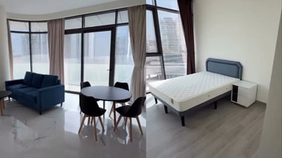Indian Etihad cabin crew member Sonia Pal posted a video of her 3BHK accommodation. (@sonia_pal_15/Instagram) Indian Etihad cabin crew member Sonia Pal posted a video of her 3BHK accommodation. (@sonia_pal_15/Instagram)